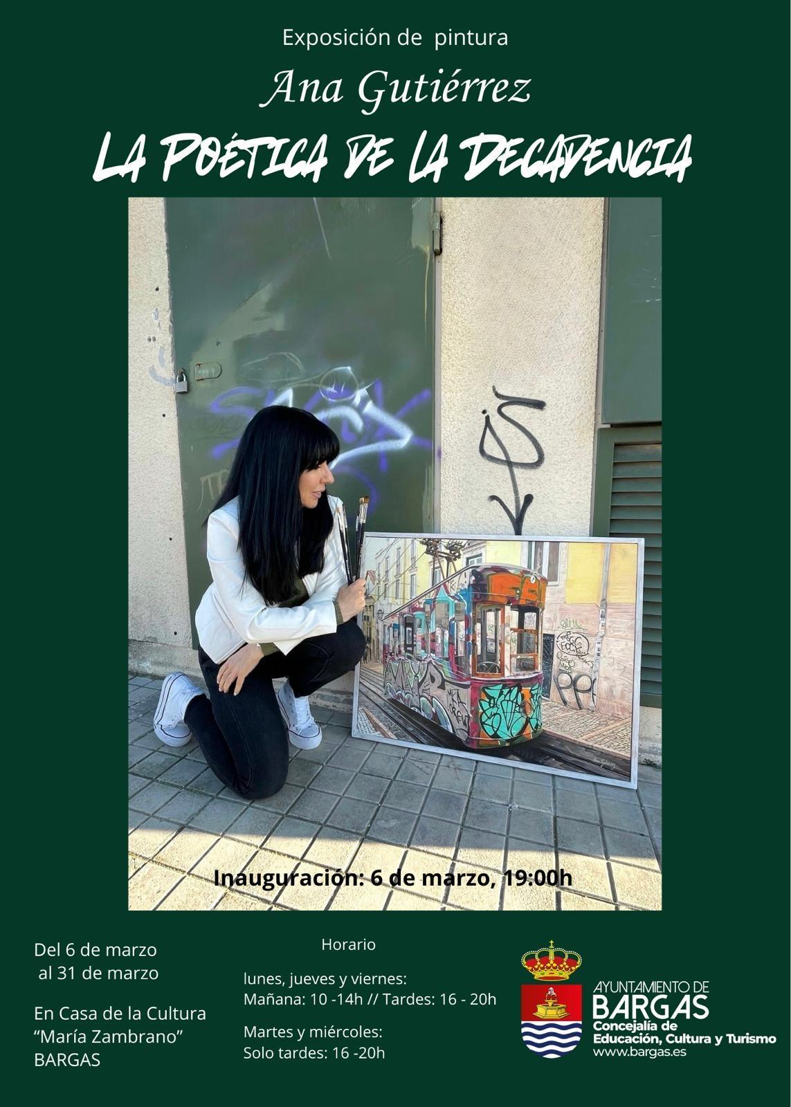 Exposición de pintura «La poética de la decadencia», de Ana Gutiérrez