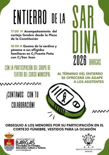 Cartel entierro de la sardina