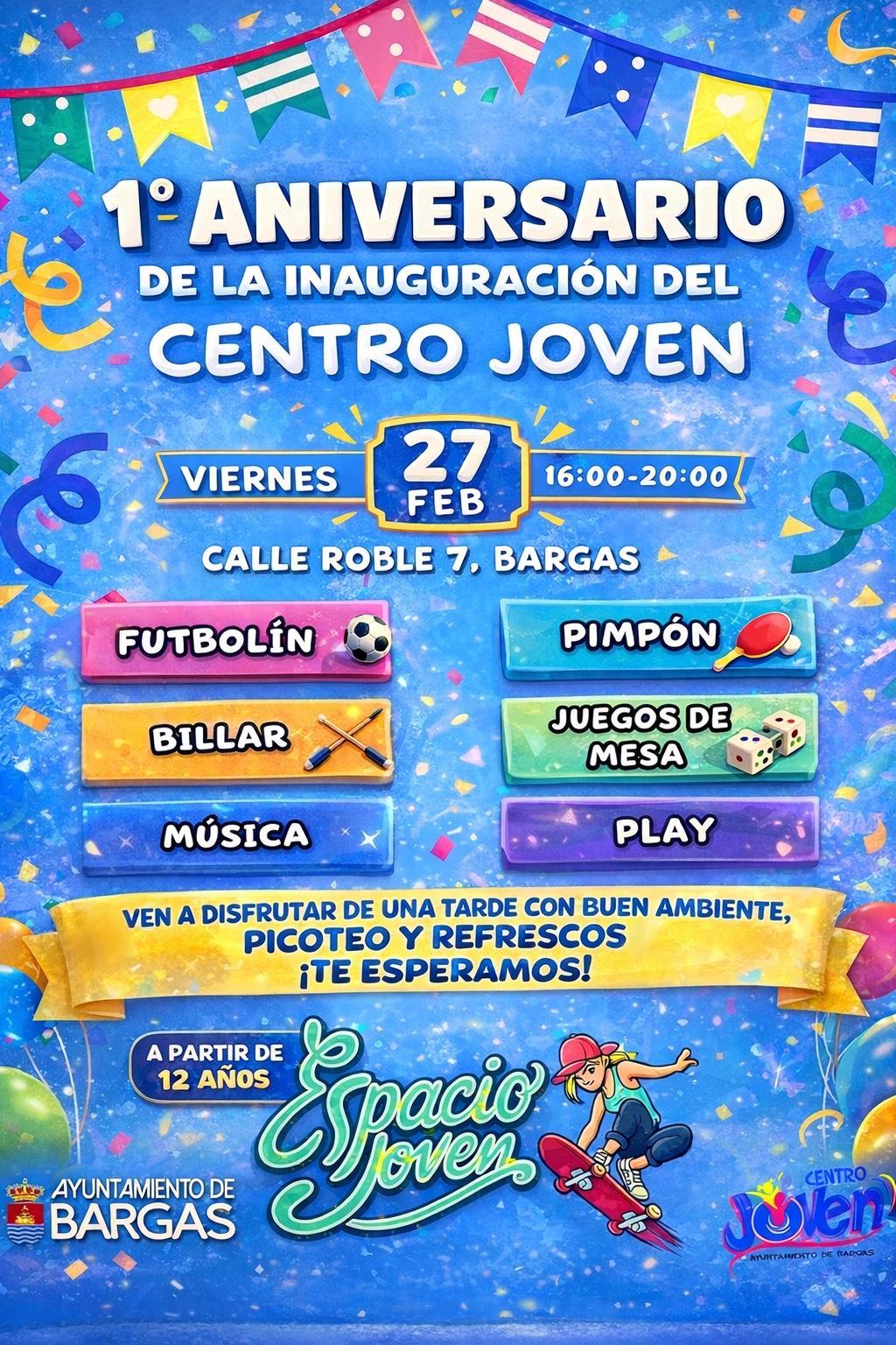 1er Aniversario de la inauguración del Centro Joven