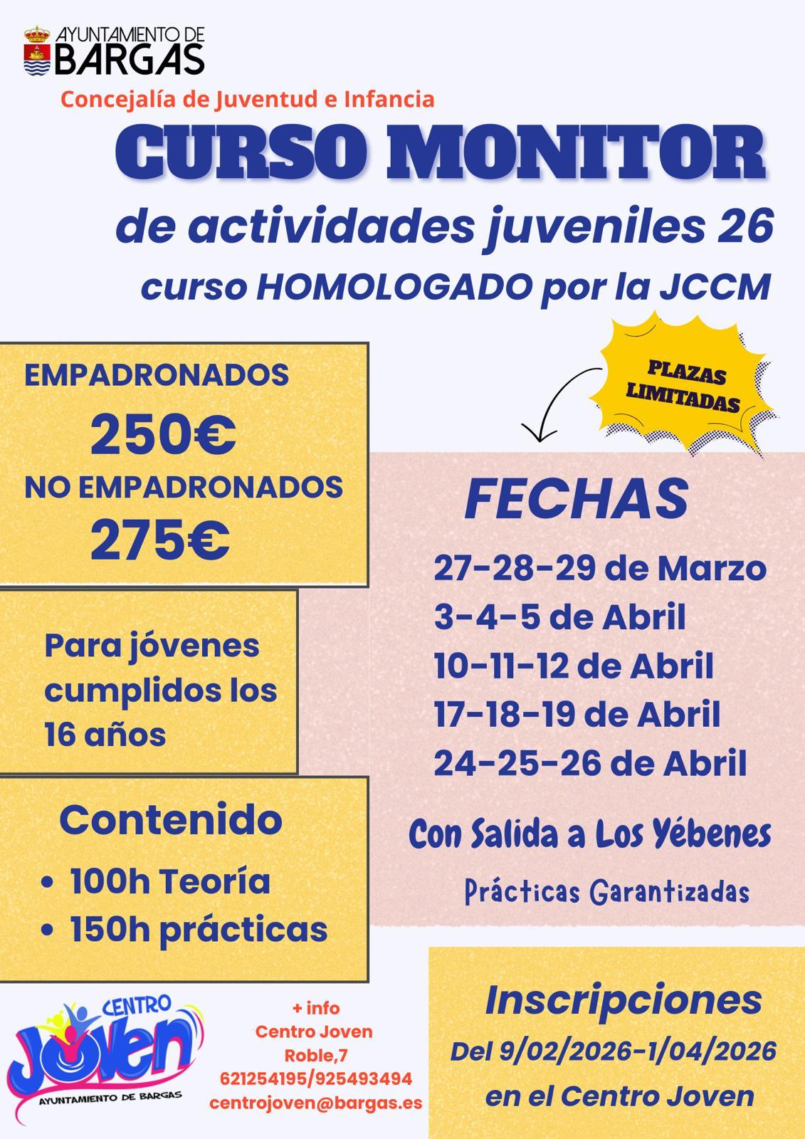 Curso de Monitor de Actividades Juveniles 2026