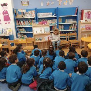 La biblioteca recibe al alumnado del Colegio Madre de la Vida