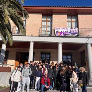 El Ayuntamiento de Bargas recibe la visita de estudiantes de intercambio de Tesalónica