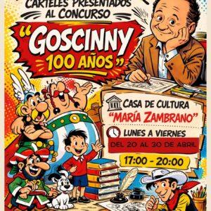 Exposición de los carteles presentados al concurso «Goscinny 100 años»