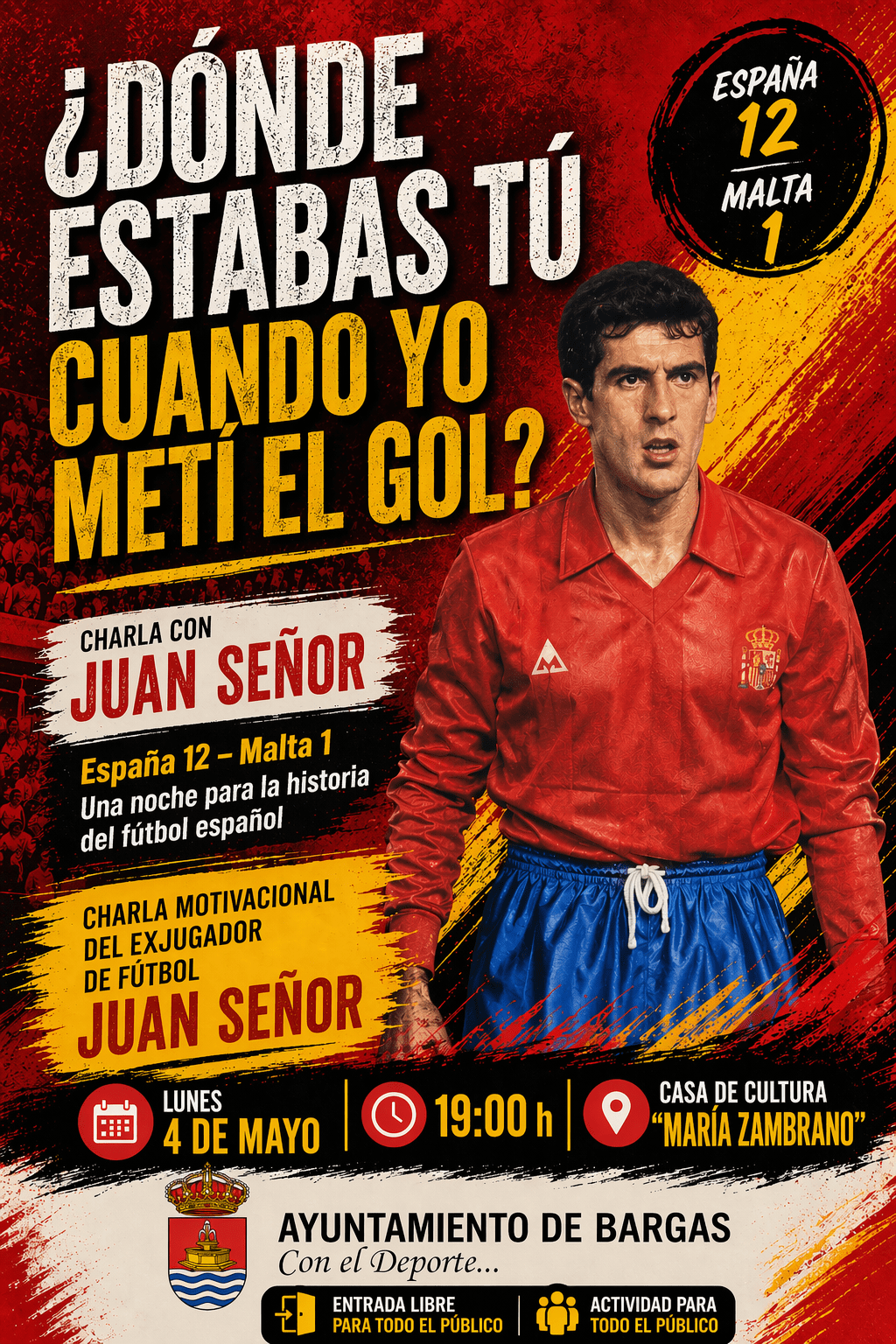 Charla con Juan Señor: «¿Dónde estabas tú cuando yo metí el gol?»