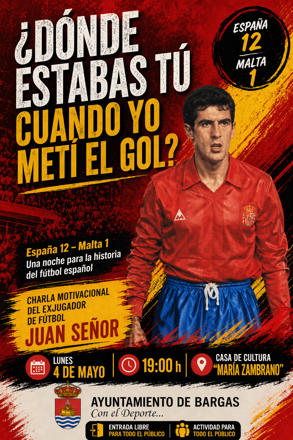 Charla con Juan Señor: «¿Dónde estabas tú cuando yo metí el gol?»