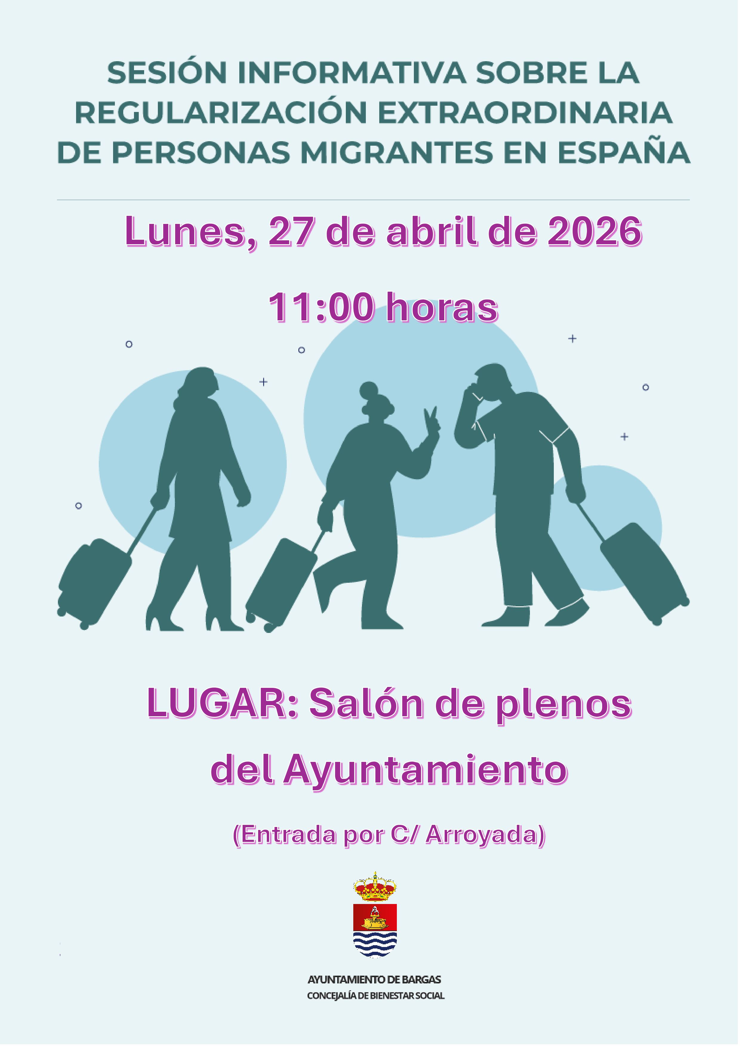 Sesión informativa: Proceso Extraordinario de Regulación de Personas Migrantes. Informes de Vulnerabilidad.