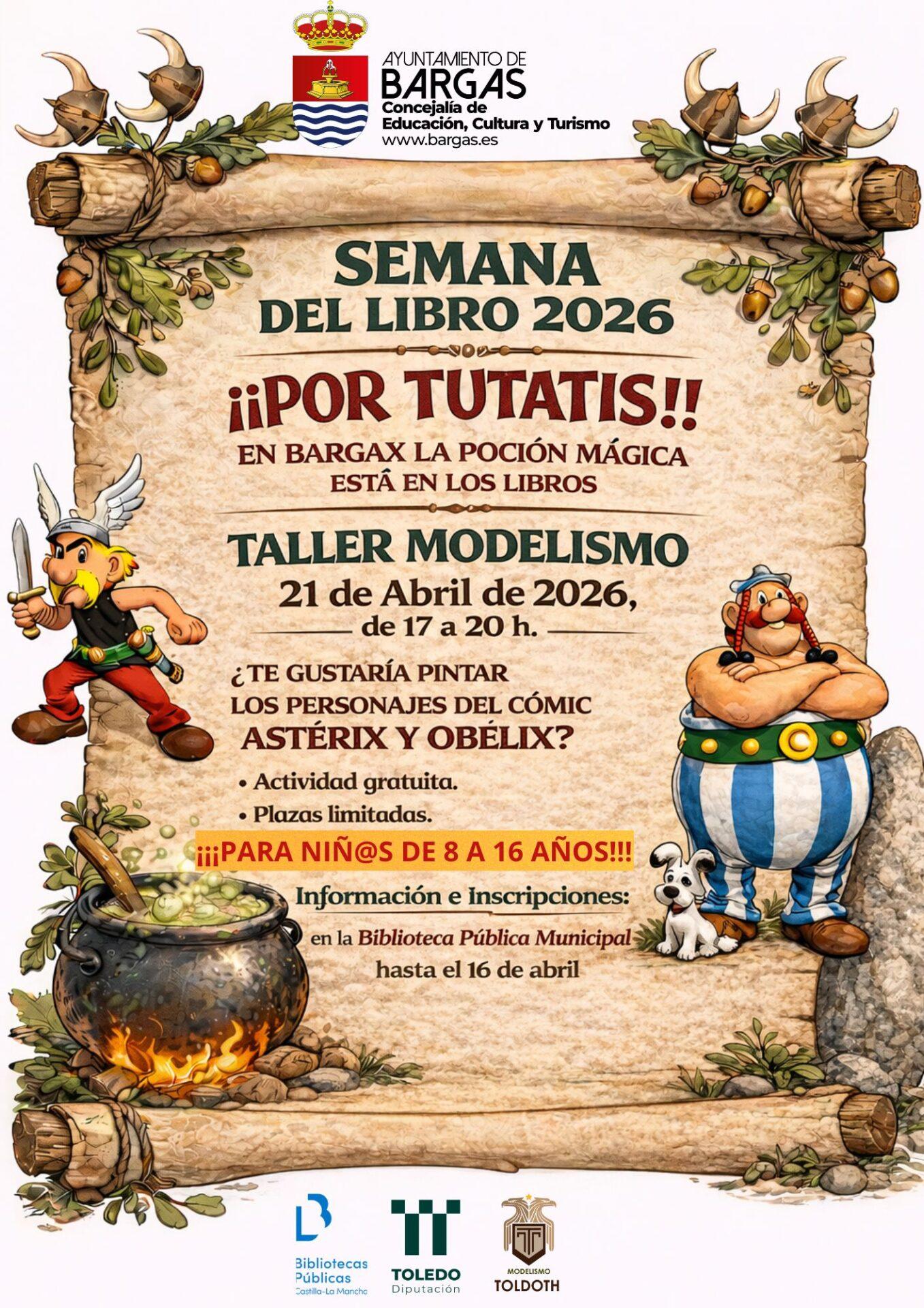 Taller de modelismo: «Personajes del cómic Astérix y Obélix»
