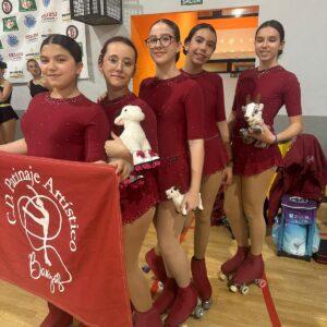 Presencia Bargueña en el Trofeo de grupos organizado por el Club de Patinaje Artístico de Daganzo (Madrid)