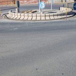 Inicio de obras en la rotonda, confluencia con las calles Real y Pardo