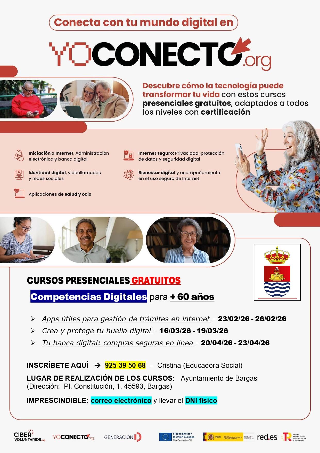 Cursos Presenciales Gratuitos «YOCONECTO»
