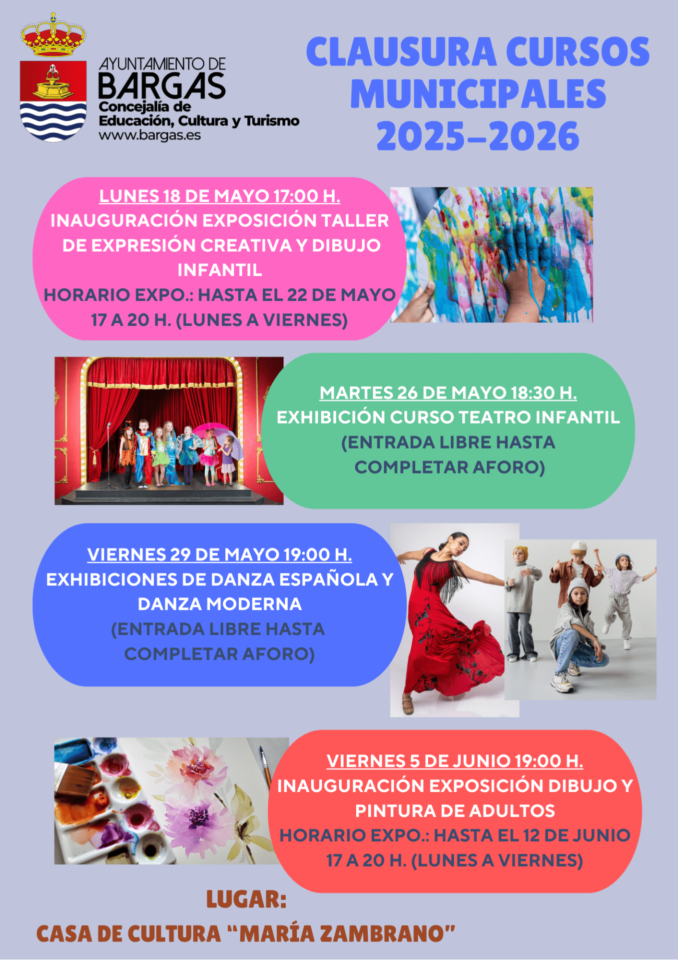 Clausura Cursos Municipales 2025/2026
