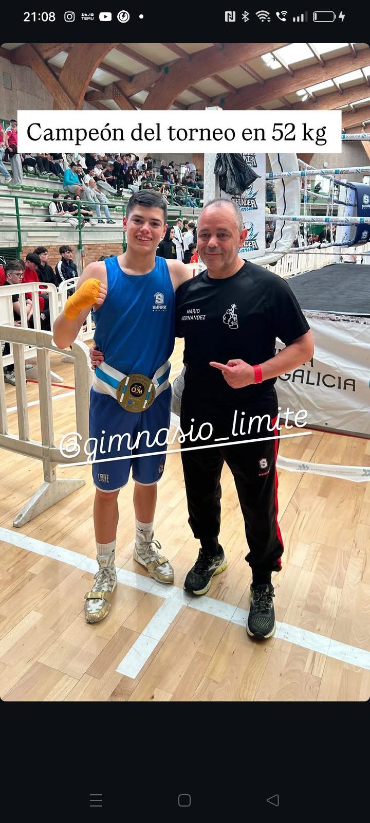 Mario Hernández se proclama campeón internacional en Villa Marín