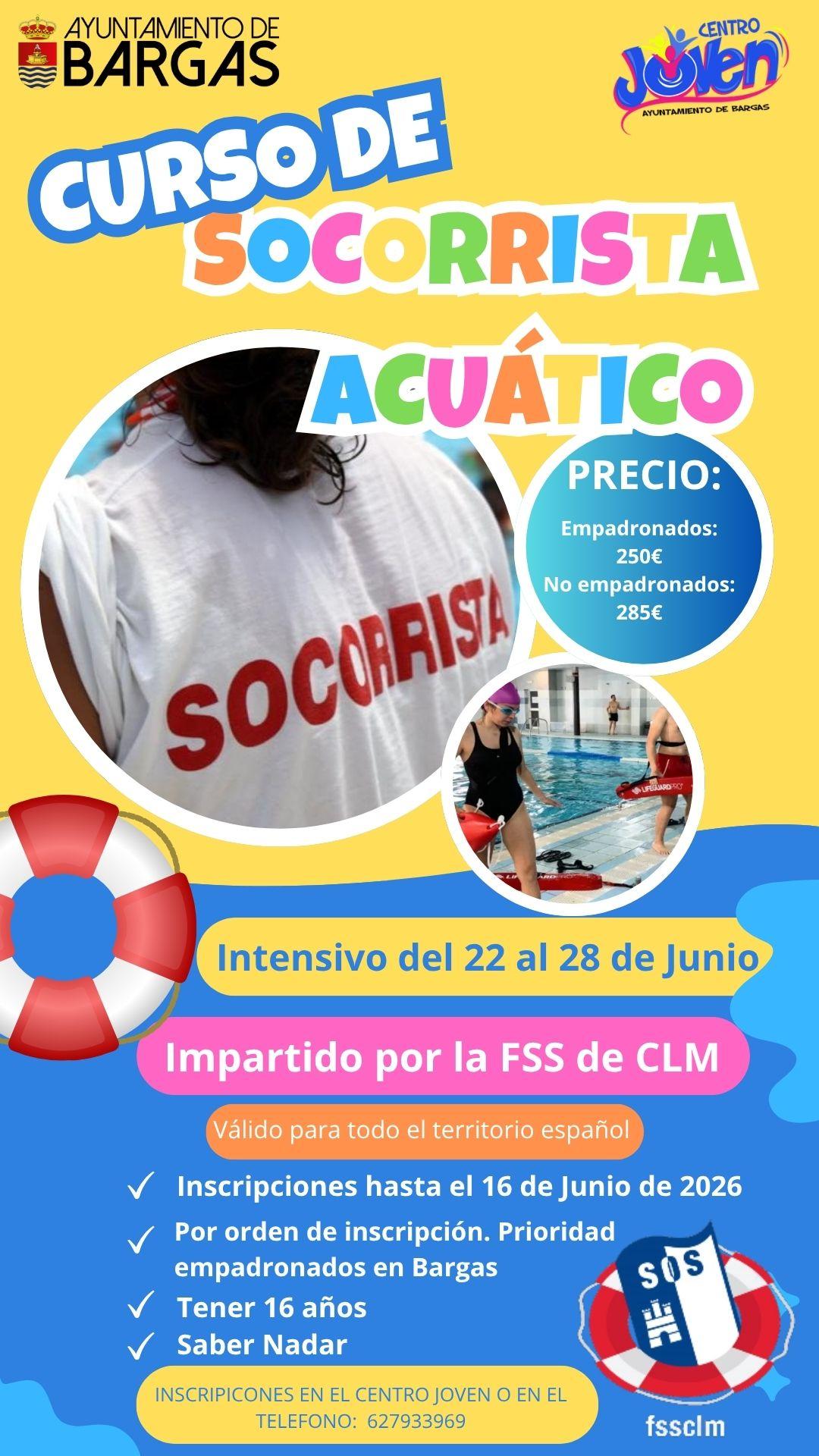 Curso de Socorrista Acuático 2026