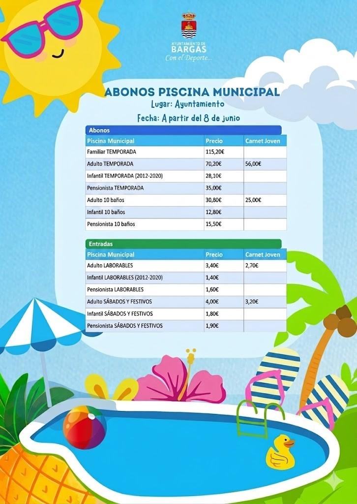 Abonos Piscina Municipal 2026