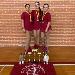 Las patinadoras bargueñas brillan en el III Trofeo La Flota de la Manga del Mar Menor