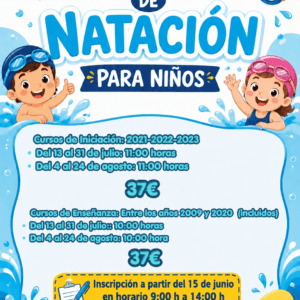 Cursos de Natación 2026