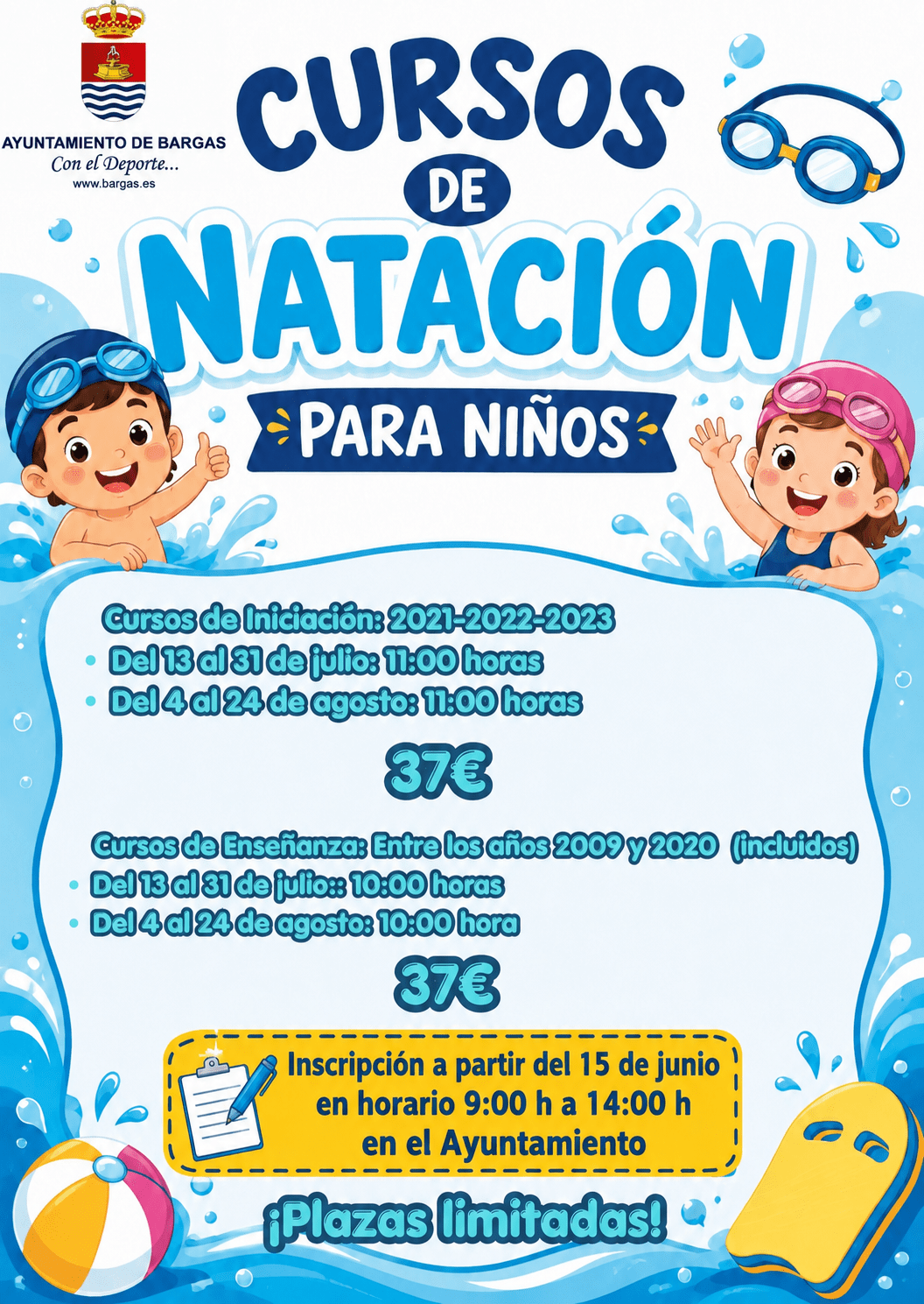 Cursos de Natación 2026
