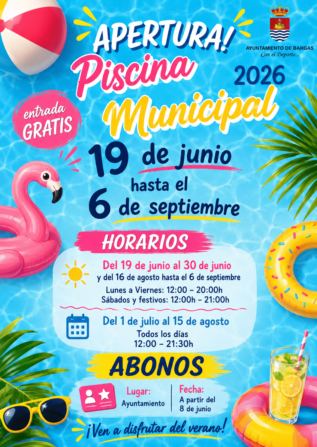 Apertura Piscina Municipal 2026