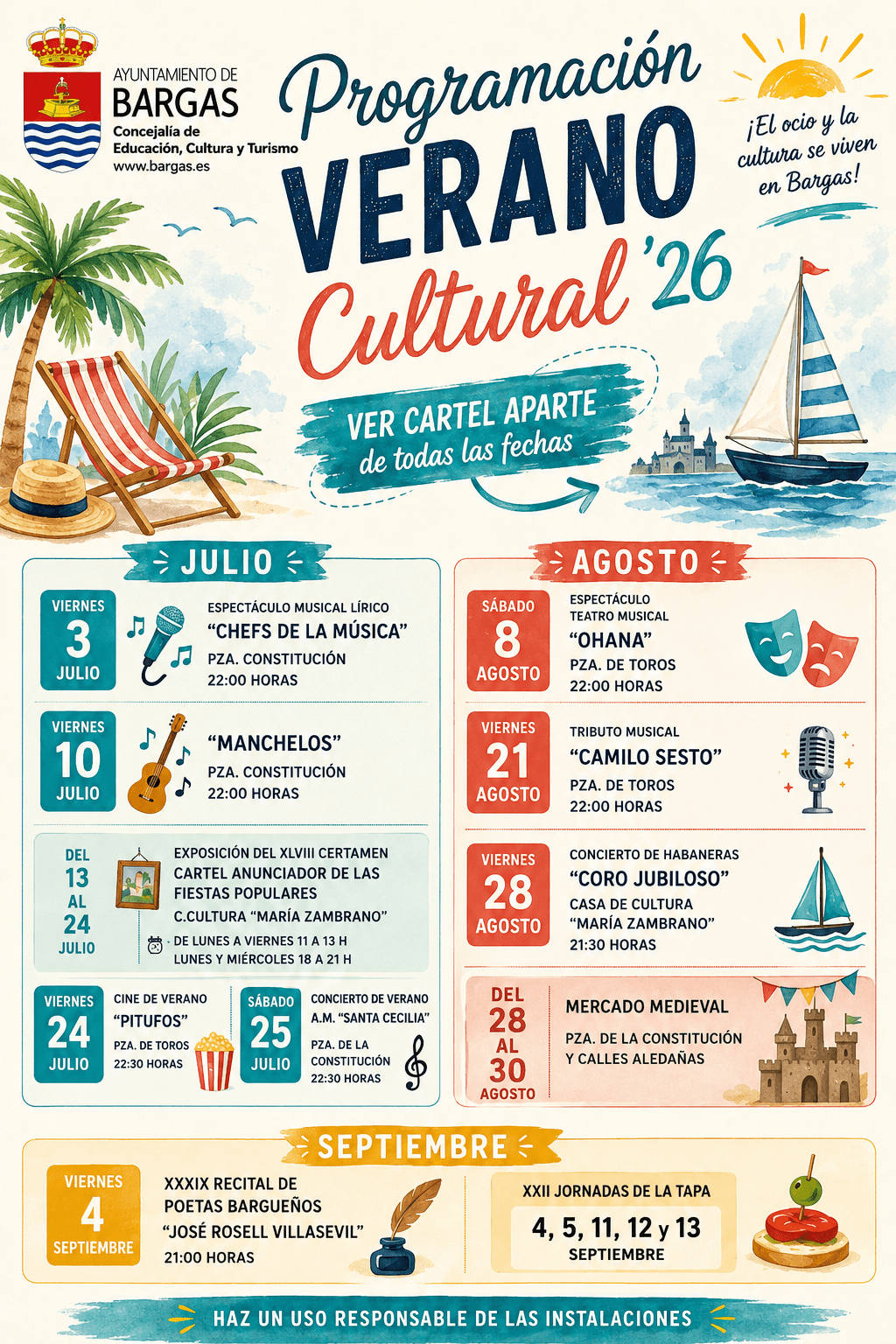 Presentación de la Programación de Verano Cultural 2026