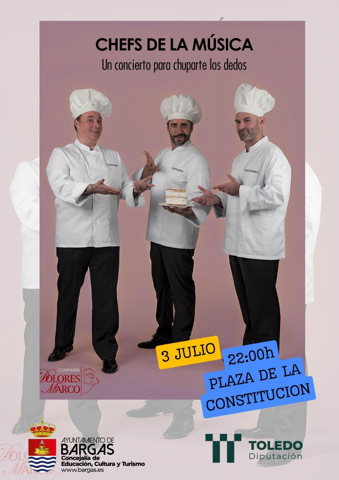 Concierto: Chefs de la Música – «Un concierto para chuparte los dedos»
