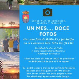 📸✨ ¡JULIO SE VIVE EN IMÁGENES EN BARGAS! ✨📸🎉 “UN MES… DOCE FOTOS” 🎉