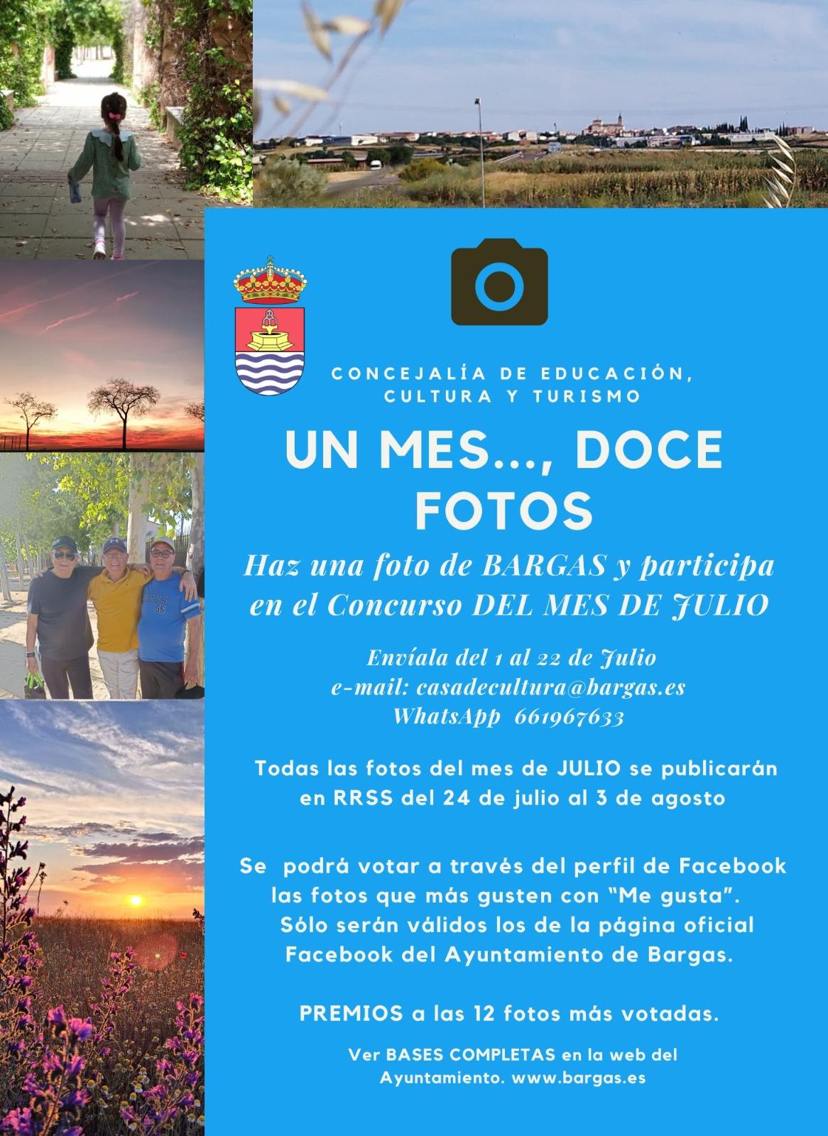 📸✨ ¡JULIO SE VIVE EN IMÁGENES EN BARGAS! ✨📸🎉 “UN MES… DOCE FOTOS” 🎉