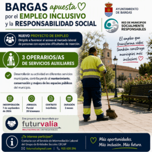 Bargas apuesta por el empleo inclusivo y la responsabilidad social