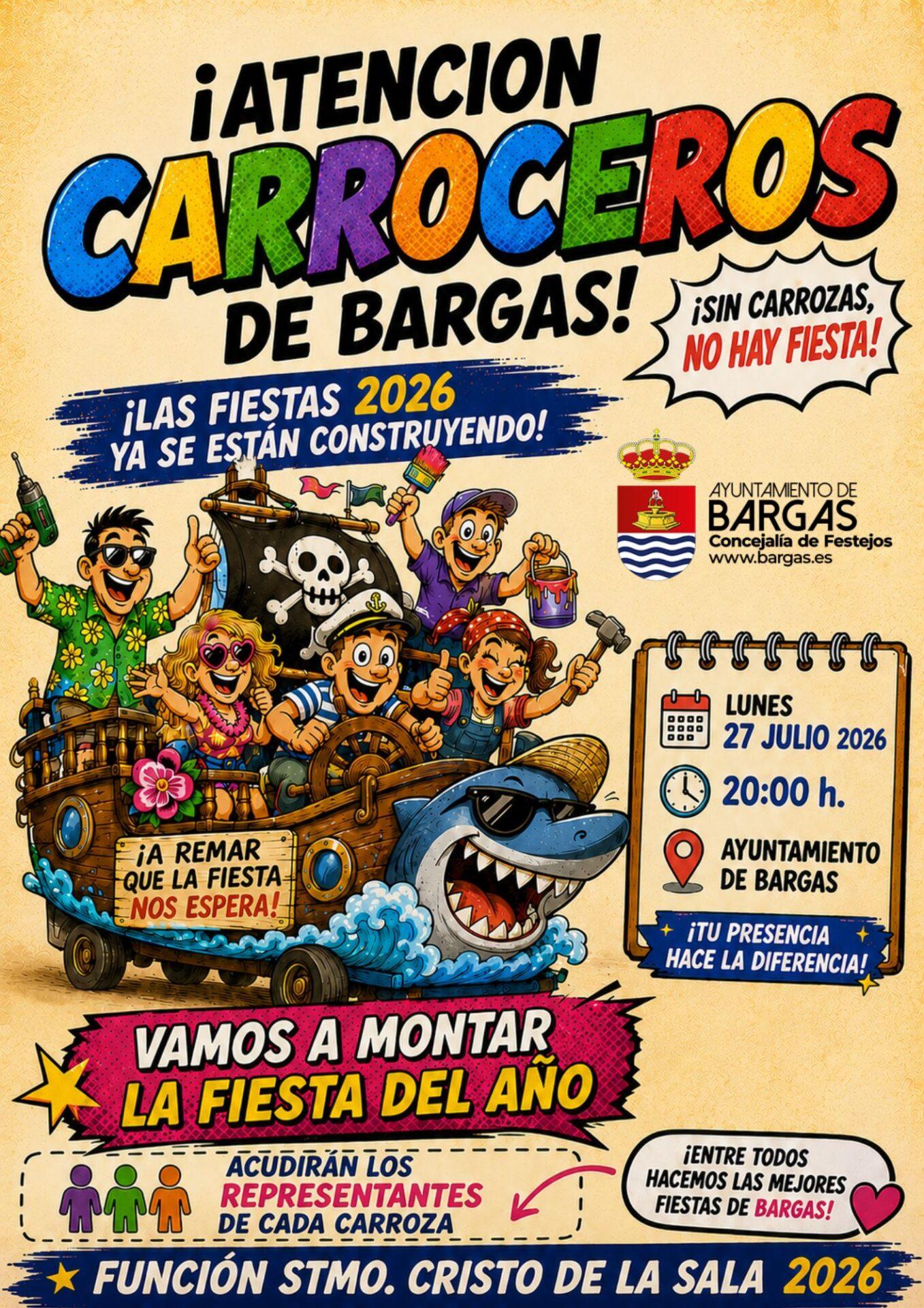 Reunión Desfile de Carrozas – Septiembre 2026