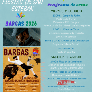 🎉 Fiestas de San Esteban 2026