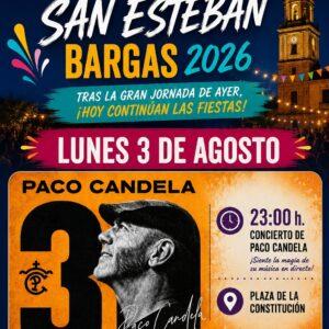 🎤 ¡Hoy, Paco Candela en concierto!