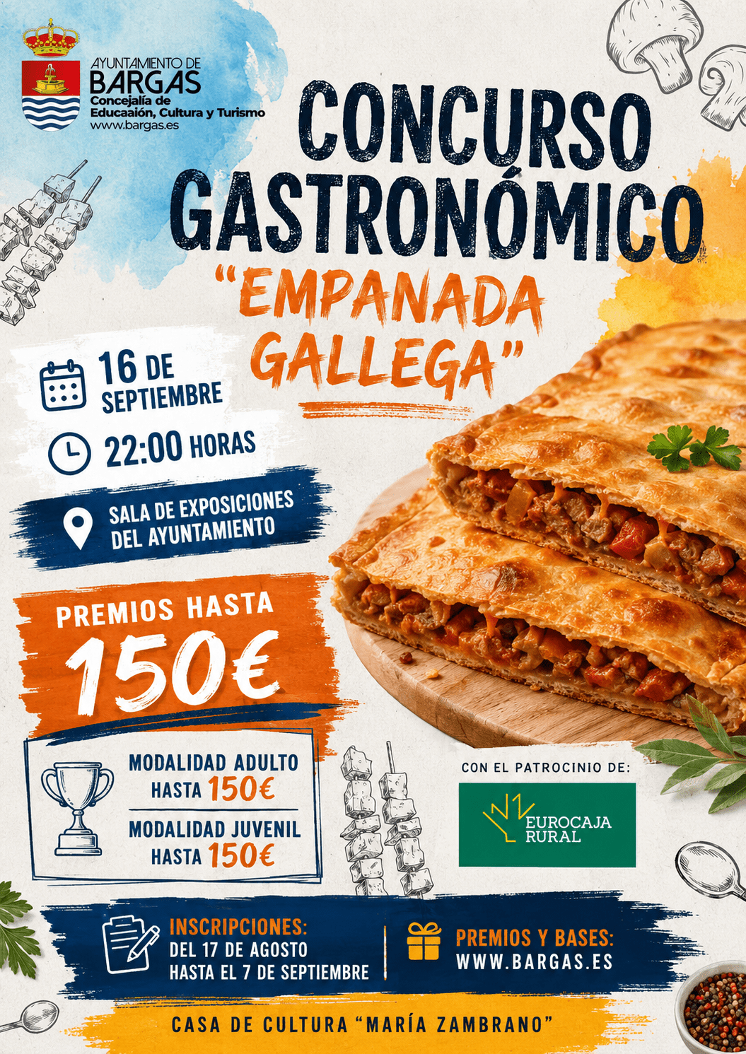 Concurso Gastronómico 2026: «Empanada gallega»