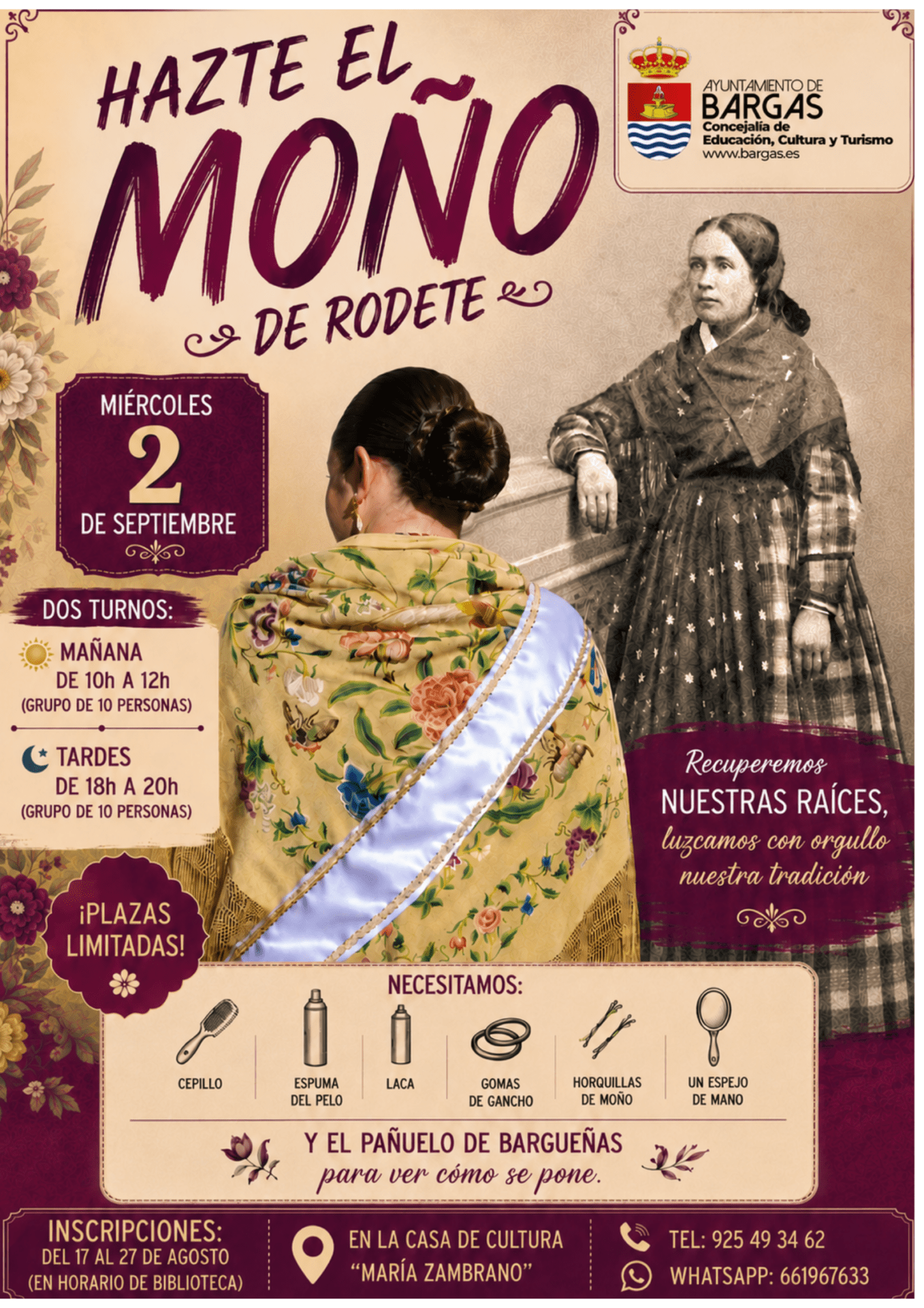 Hazte el moño de rodete