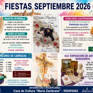 ¡Septiembre en Bargas se llena de tradición, cultura y participación!