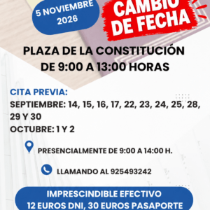 Unidad móvil de renovación del DNI y pasaporte