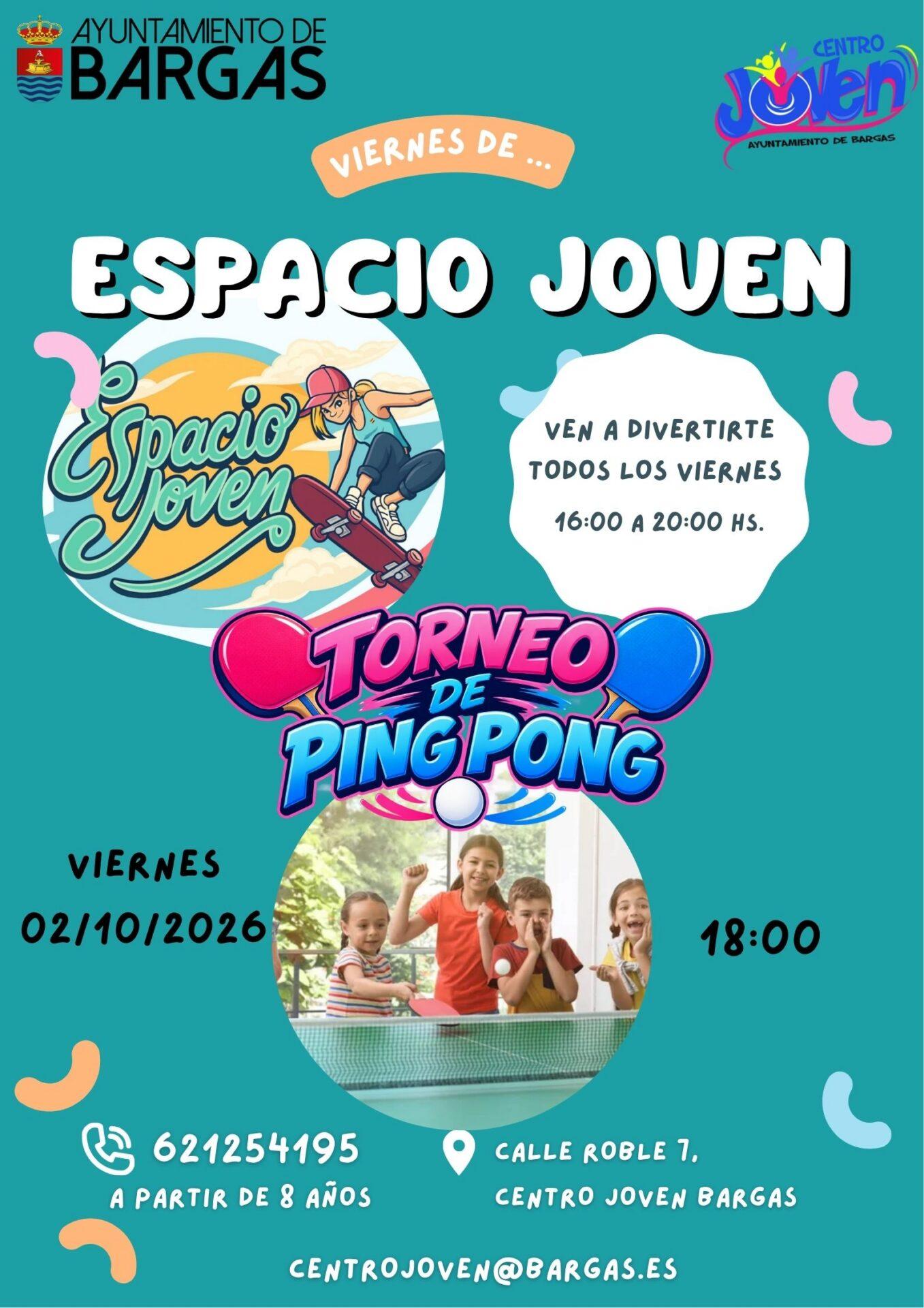 Espacio Joven: Torneo de Ping Pong