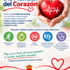 Bargas se suma al Día Mundial del Corazón para concienciar sobre la importancia de la prevención