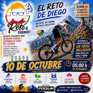 Bargas acogerá el próximo 10 de octubre el “Reto 4 Everest”, la cuarta edición del Reto de Diego