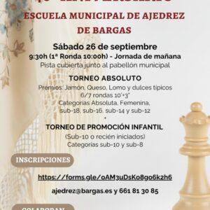 Torneo de Ajedrez 40º Aniversario de la Escuela Municipal de Ajedrez