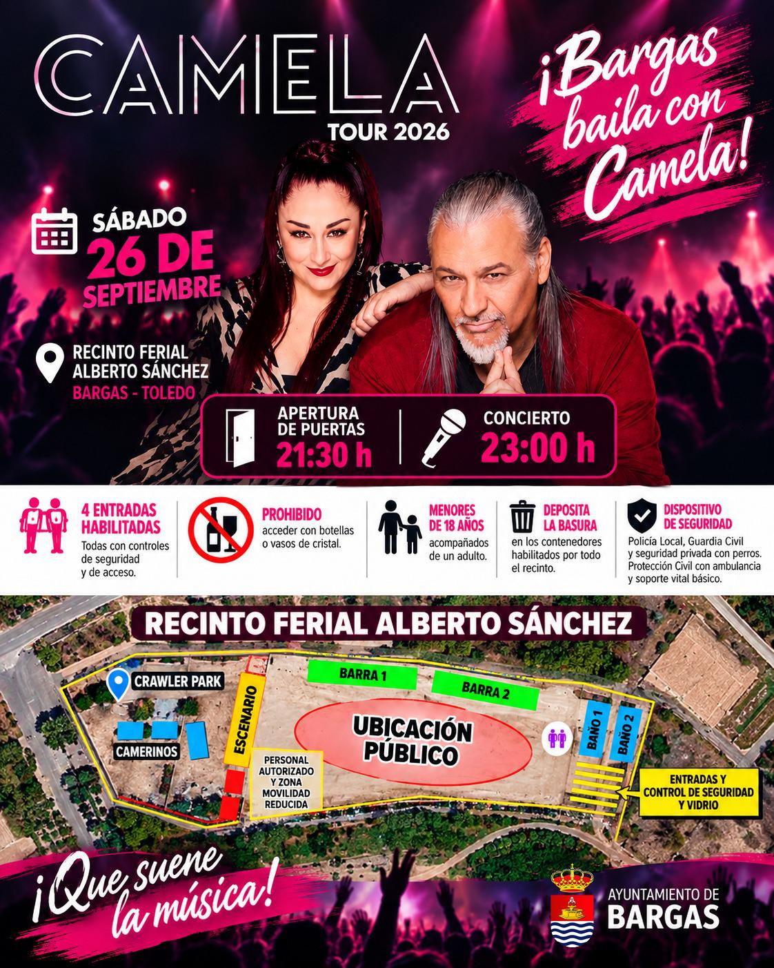 🎶 ¡Bargas, mañana tenemos una cita con Camela! 🎶
