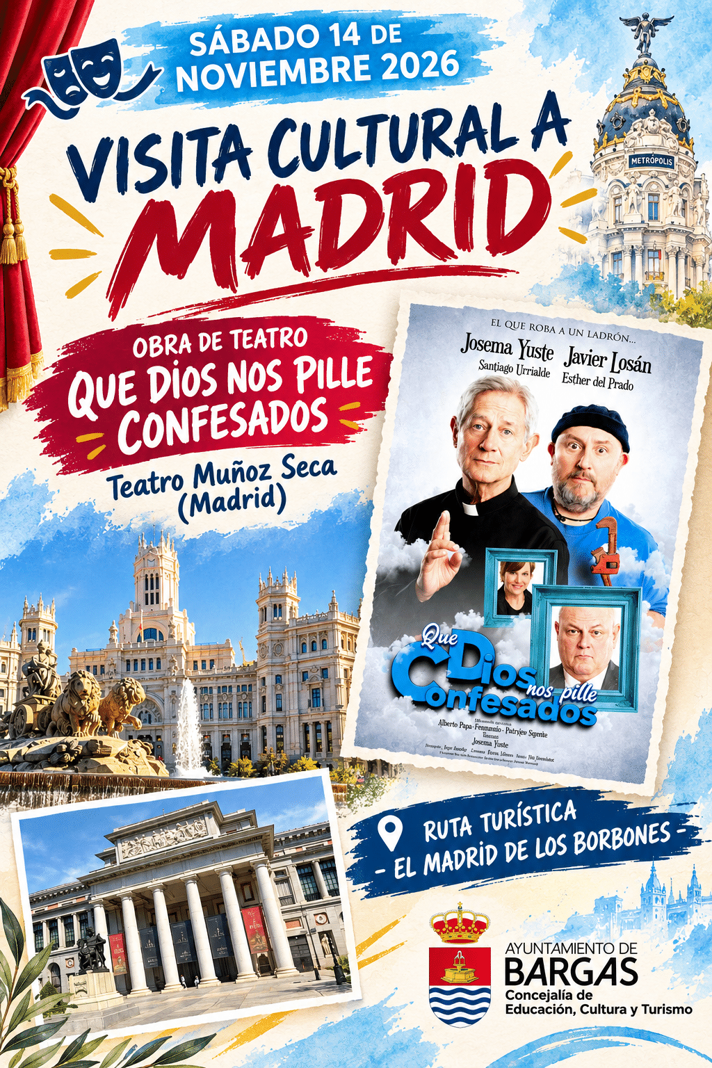CARTEL PRESENTACIÓN VISITA MADRID