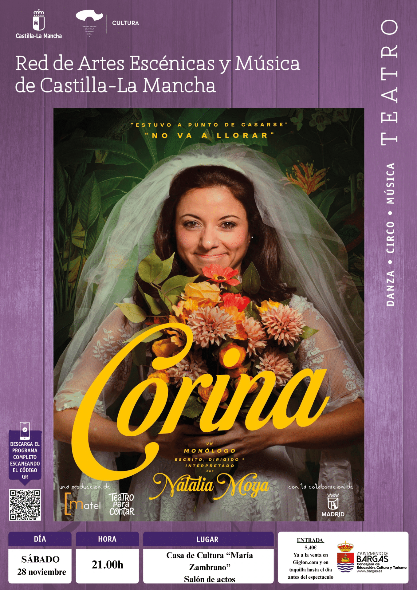 Teatro jóvenes/adultos: «Corina»