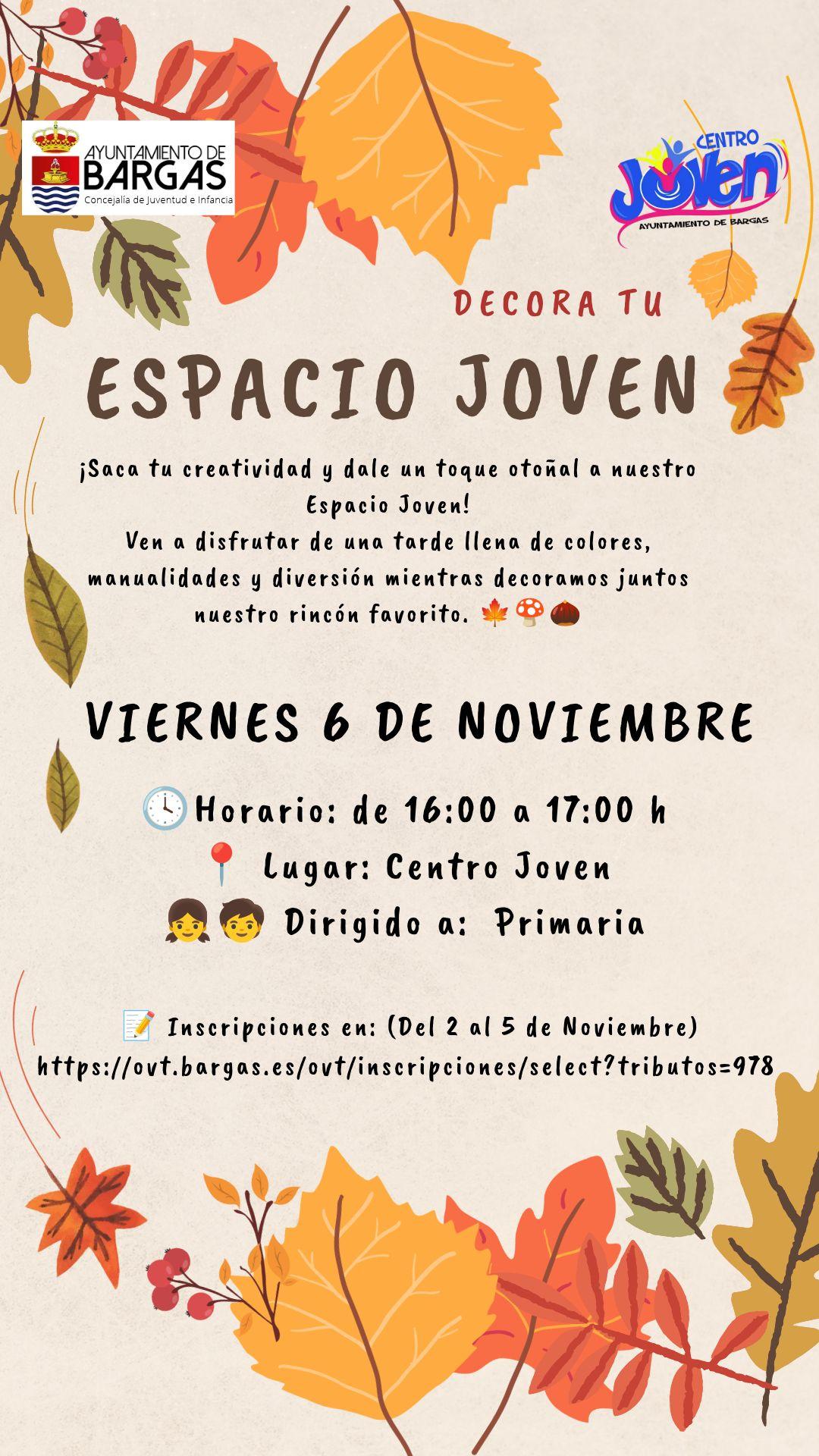 Decora tu espacio joven