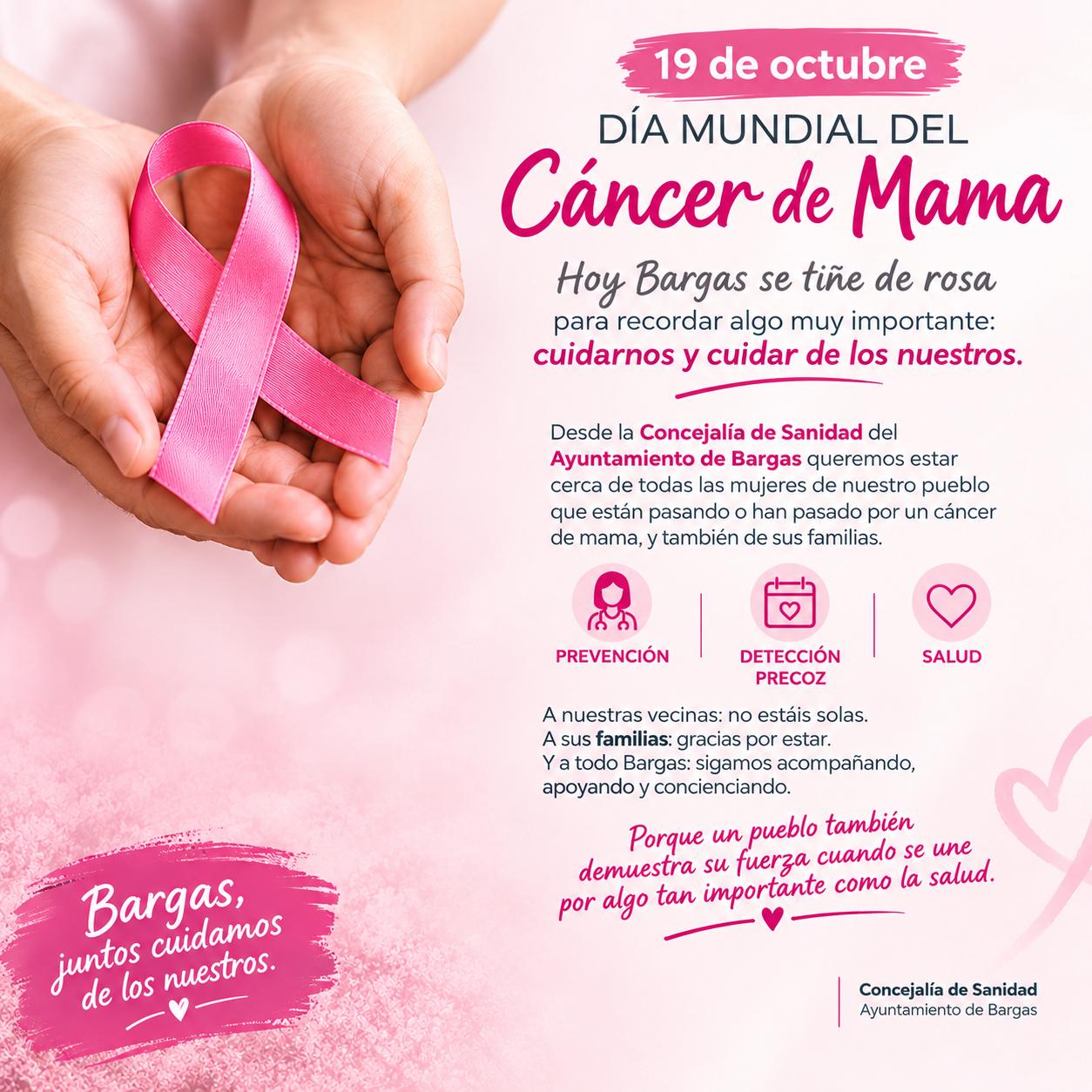 🎀 19 de octubre | Día Mundial del Cáncer de Mama